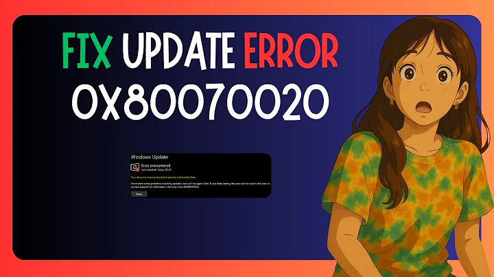 How To Fix "Windows Update Install Error 0x80070020" - GUIDE