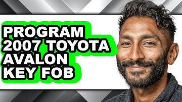 How to Program a 2007 Toyota Avalon Key Fob (Only Way)