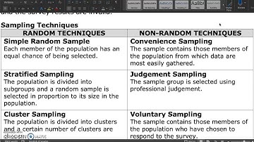 MAP4C - 4.3 - Surveys and Questionnaires - VIDEO