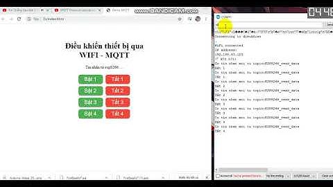Demo MQTT ESP8266 and Javascript MQTT