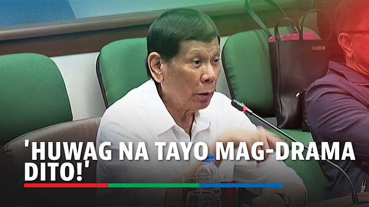 Duterte: 'Matagal na akong pumapatay ng tao, hanggang ngayon hindi pa sila naka-file ng kaso'