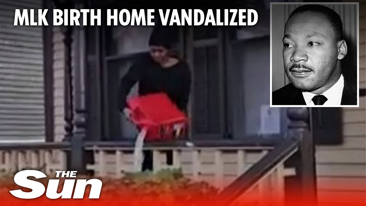 Woman pours GASOLINE on MLK Jr.'s birth home in failed arson attempt ...