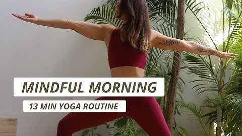 Mindful Morning Routine | 13 Min Yoga Morgenroutine für jeden Tag | Alle Levels