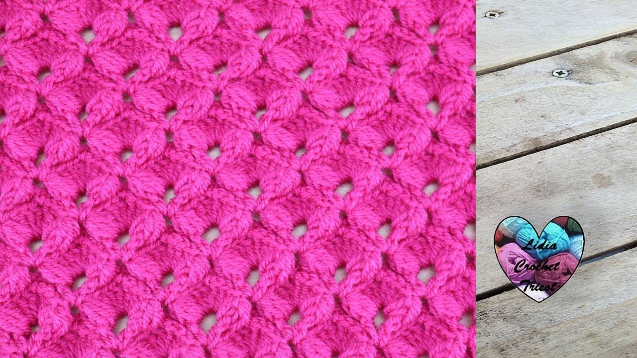 point au crochet pour gilet