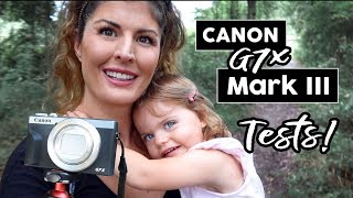 Canon G7x Mark iii-  First Video Tests & Vlogging Camera Review