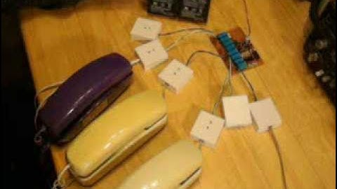 Dial-Select Telephone Intercom System w4p300 #301