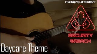 Daycare Theme [FNAF: Security Breach] Guitar Fingerstyle by The Ape with a Lute 4,755 views 2 years ago 1 minute, 3 seconds