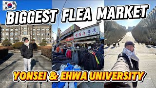 I Found Korea’s BIGGEST Flea Market | Yonsei \u0026 Ewha K-Drama Filming Spots