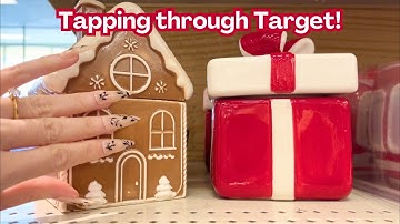 ASMR 🎯 TARGET Tap-through for Christmas! * Soft Spoken 