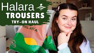 HALARA TRY ON HAUL! | Midsize Trousers Try On | Honest Review | Ad