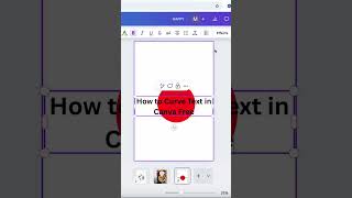 How to Curve Text In Canva - Curved text in canva | Canva Tutorial for Beginners