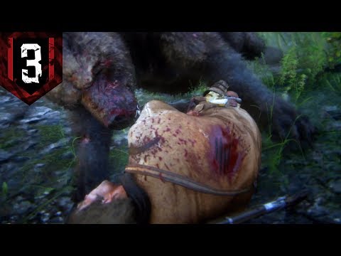 Red Dead Redemption 2 - Part 3 - GRIZZLY BEAR ATTACK