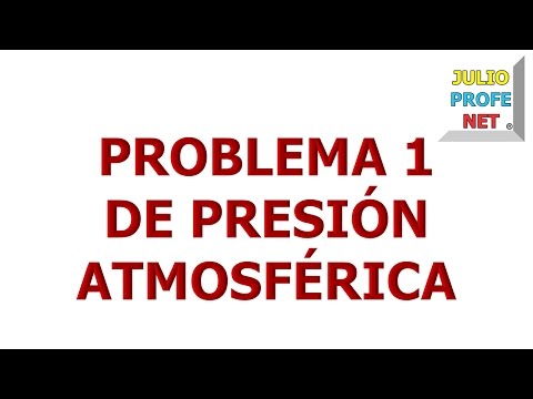 Video: ¿A presión atmosférica tiene una solución?