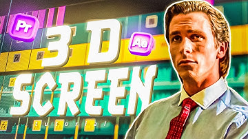 How To Create Cool 3d Screen Effect In Premiere Pro And After Effects