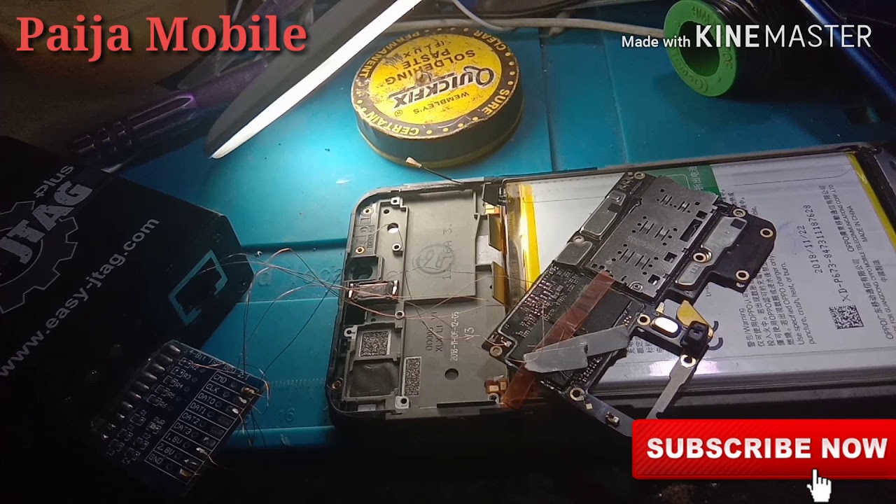 OPPO A3S CPH1803/1853 PATTERN LOCK || PASSWORD REMOVE WITH EASY JTAG