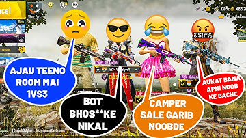 😐 Random conqueror pro player call me noob and I challenge for Tdm Room 1vs3 | PART 2