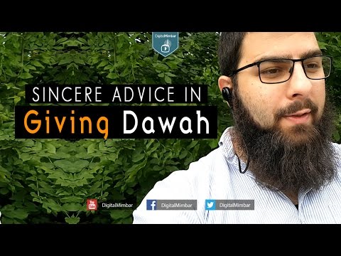 Sincere Advice in