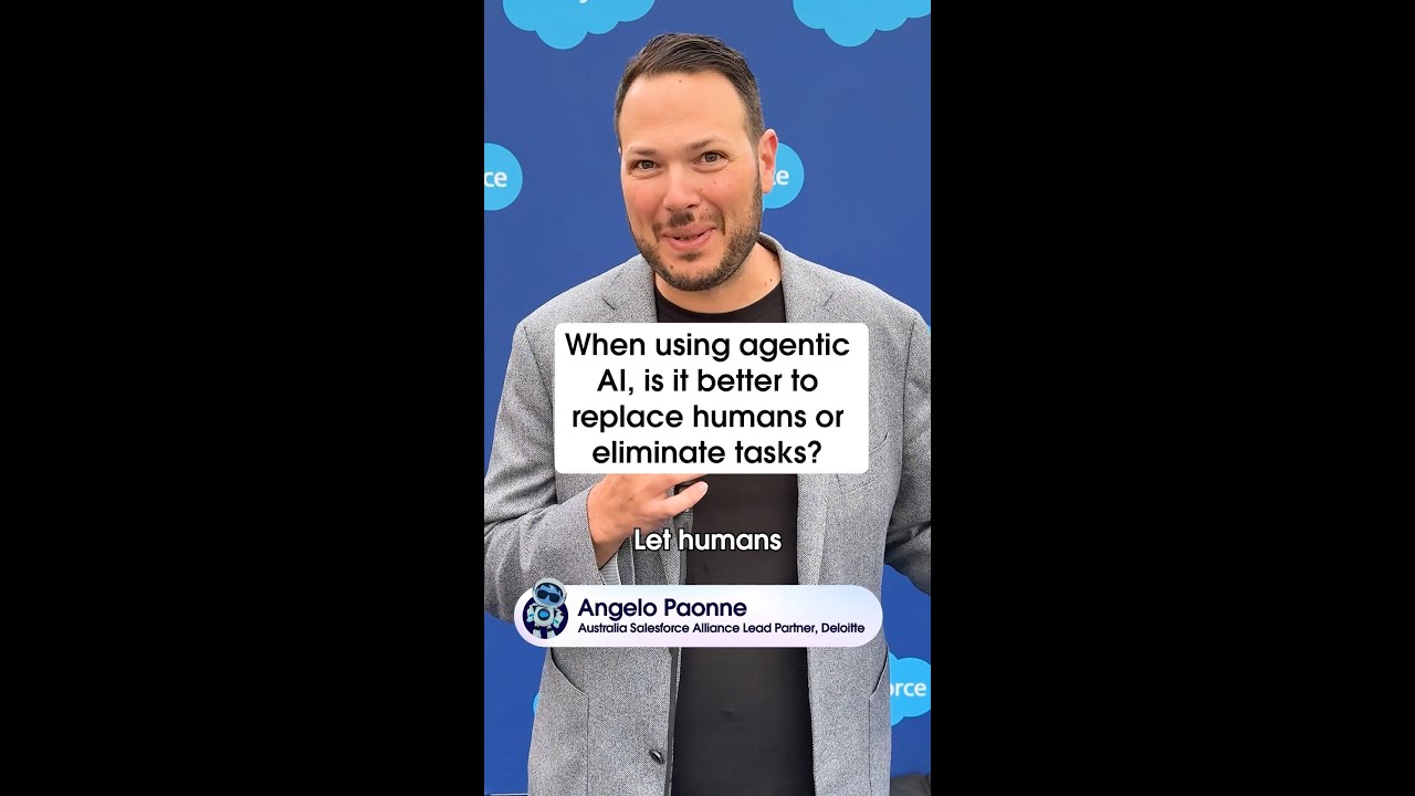 When using agentic AI, is it better to replace humans or eliminate tasks?