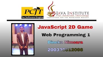 JavaScript 2D Game Web programming 1  #Jawa_Institute_for_advanced_technology #javaprogramming