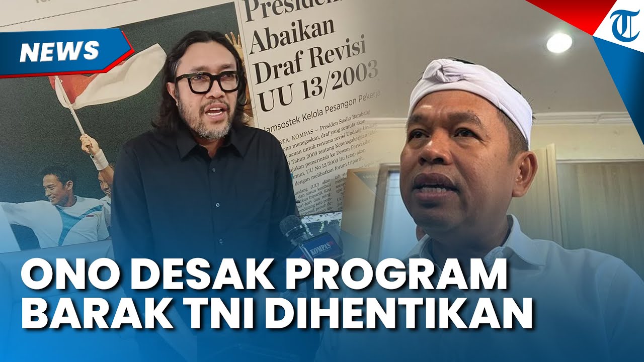 ONO SURONO DESAK Program Barak Militer Dedi Mulyadi Dihentikan, Ungkap Dugaan Ada Ancaman ke Siswa
