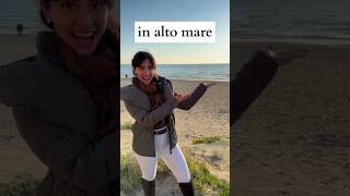 Do you know what &#39;in alto mare&#39; means in Italian?🌊