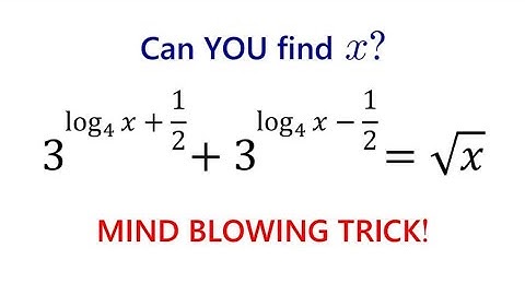 This Log Equation Will Test Your Math Skills!