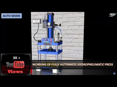 Hydro Pneumatic Press | Pneumatic Press | HydroPneumatic Cylinder | Working Principle |