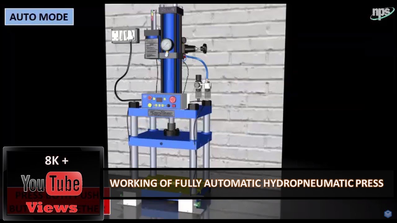 Hydro Pneumatic Press | Pneumatic Press | HydroPneumatic Cylinder | Working  Principle | Installation - YouTube