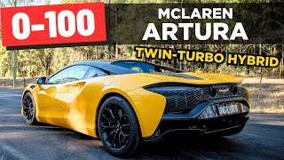 2023 McLaren Artura review: 0-100, 1\/4 mile, 0-200 \& engine sound