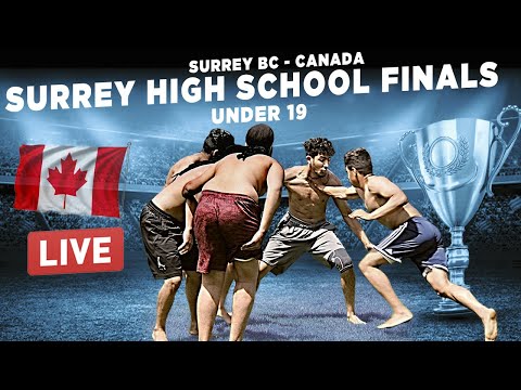 LIVE Kabaddi - 2023 Surrey High School Kabaddi Finals