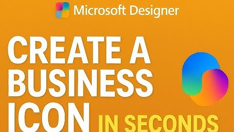 Create a Business Icon in Seconds with Microsoft Designer! 🍦