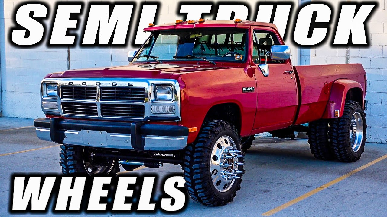 1st Gen Cummins Gets SEMI TRUCK Wheels YouTube 1st-gen-cummins-gets-semi-truck-wheels-youtube