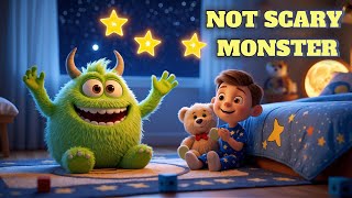 Monster Under My Bed 👻✨ (But He’s My Friend!) | Cute Kids Song #funforkids #monsters #notscary