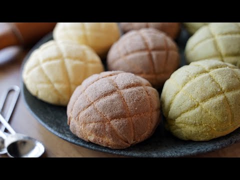 MELON-PAN - Receita de pão doce japonês com crosta crocante e miolo macio