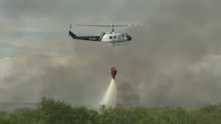 Massive wildfire continues to burn in Broward County, affecting air quality