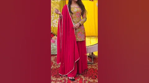 Traditional Dress Transformation | From Fabric to Stunning Haldi/Mehendi Look