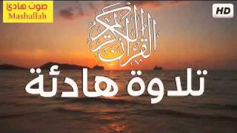 تلاوة هادئة تأخذك إلى عالم آخر صوت هادئ و مريح للقلب