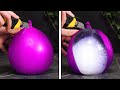 DIY ICE BALL! || COOL HOME EXPERIMENTS YOU CAN MAKE YOURSELF