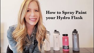 How to Spray Paint Your HydroFlask Tutorial