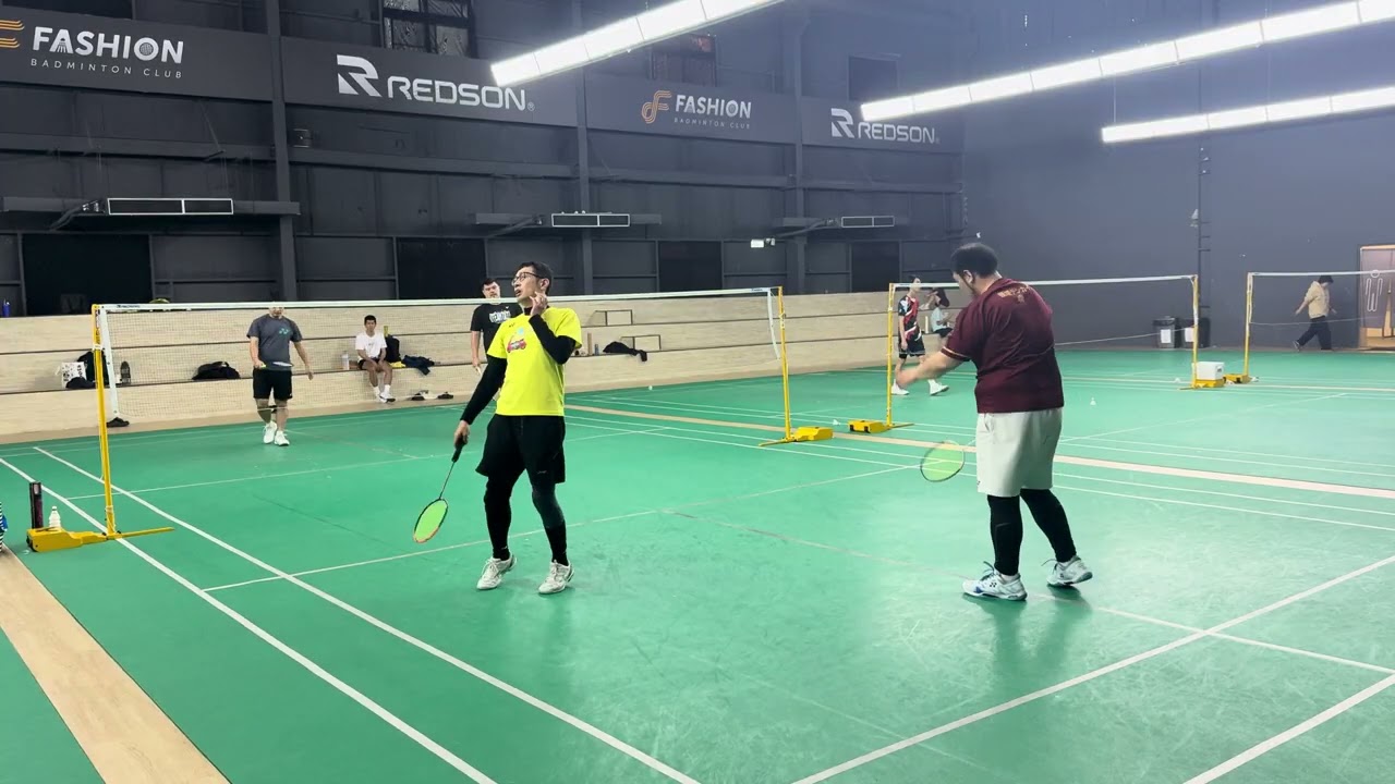 202601球聚~台南飛迅羽球館~新年第一次球聚~第二場~歡淫兩位帥哥小夥伴參加!有機會要再回來看看我們!!!