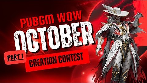 PUBG WOW October Creation Contest 2025 | Monster Carnival Theme Explained + Rewards & Tips | Part 1