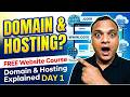 Website Design Course Lesson 1 | Domain & Hosting Kya Hai? | Domain Kaise Check Kare (Hindi)