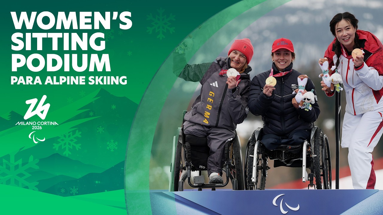 Para Alpine Skiing Women’s Sitting Combined Medal Ceremony 🏅⛷️ | 10 Mar | Milano Cortina 2026