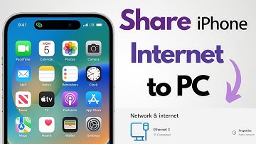 How to Share iPhone Internet Connection with PC via USB Cable [2024]