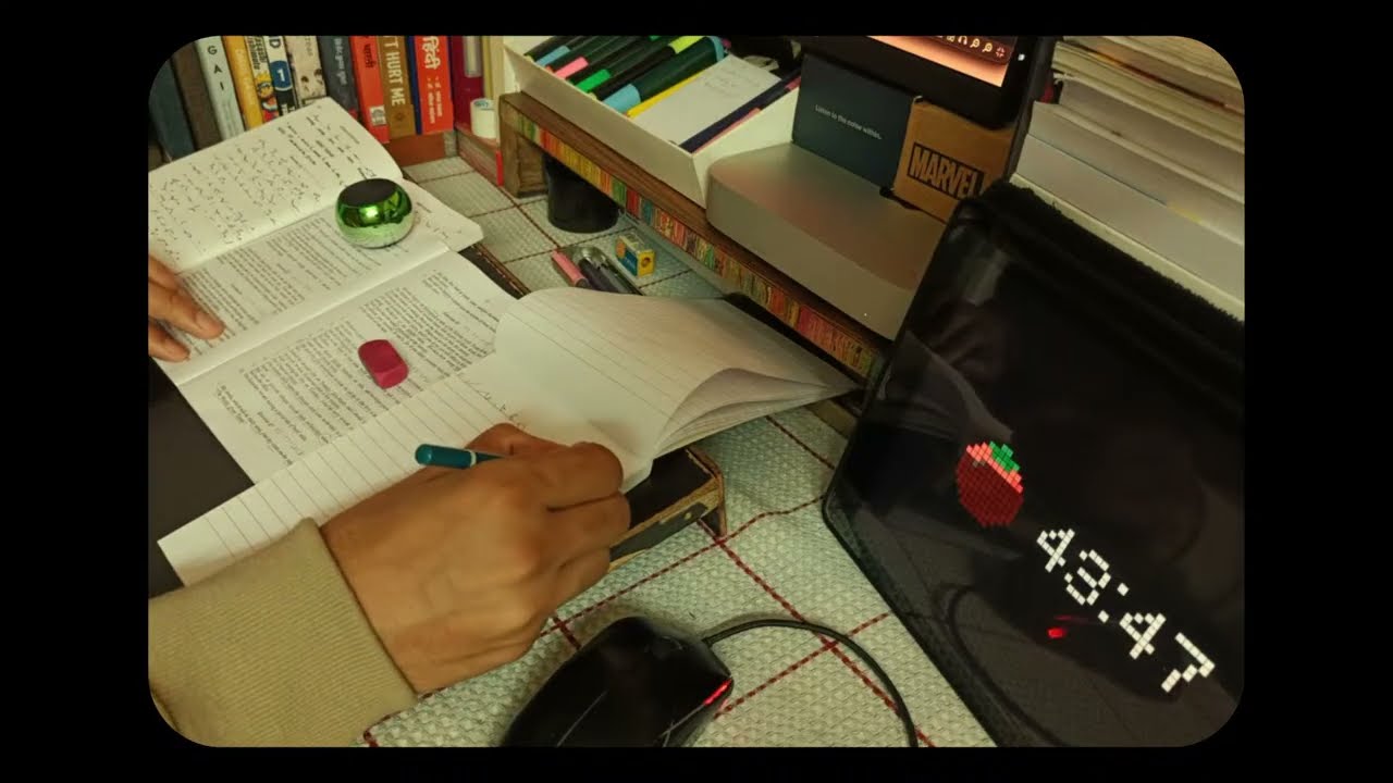 2 hour Study With Me | Rain🌧️ ASMR for Deep Study