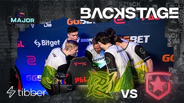 BACKS AGAINST THE WALL | PGL MAJOR | NIP BACKSTAGE #Tibber