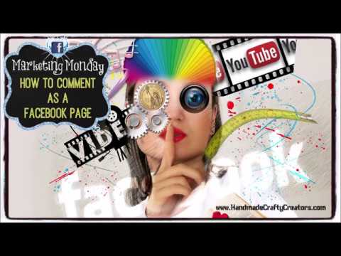 How to Post or Comment as a Facebook Page