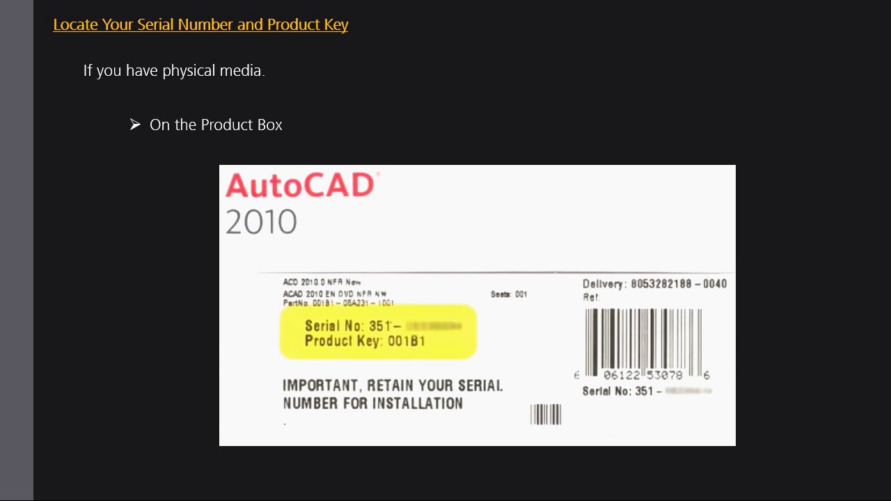 Product key - Autodesk Community