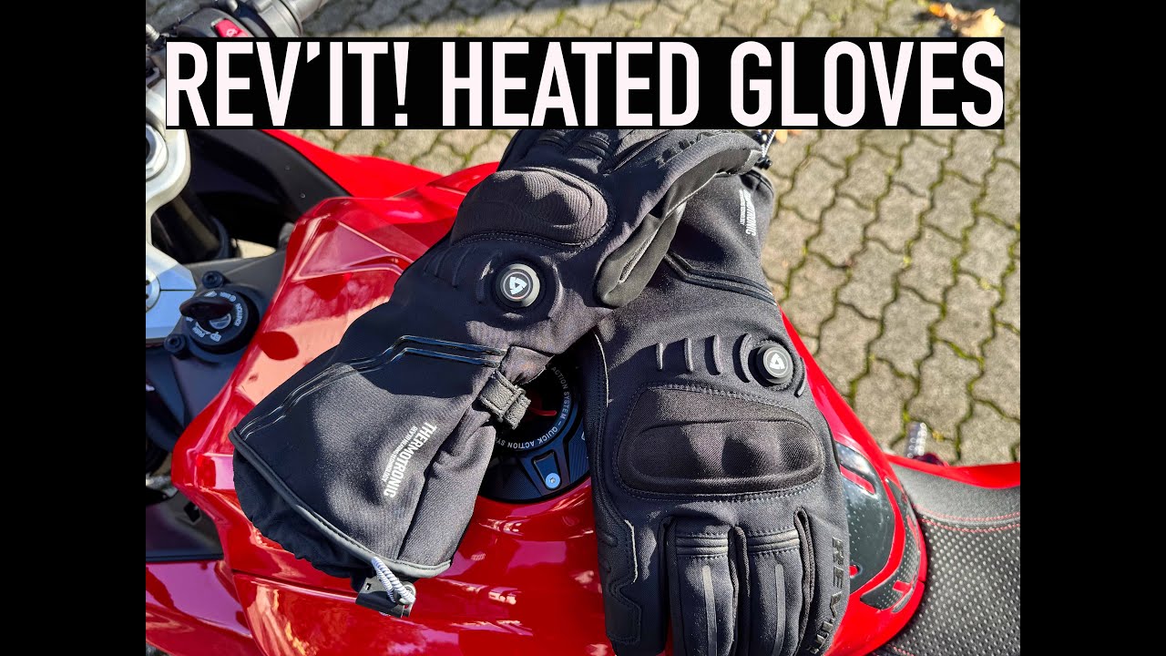 REV'IT! Liberty H2O Heated Gloves Review - YouTube