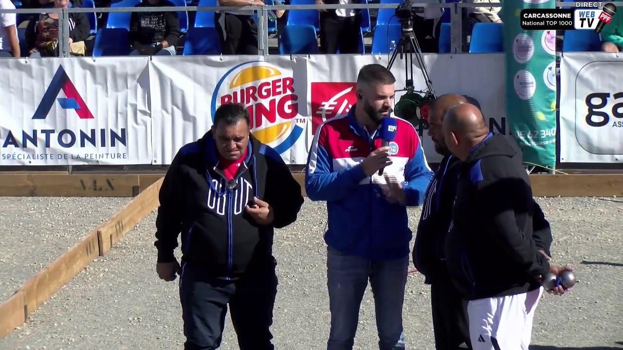 PPF TOUR 2024 National TOP 1000 CARCASSONNE - 64ème OPEN: Equipe ESPAGNE contre Equipe HATCHADOURIAN